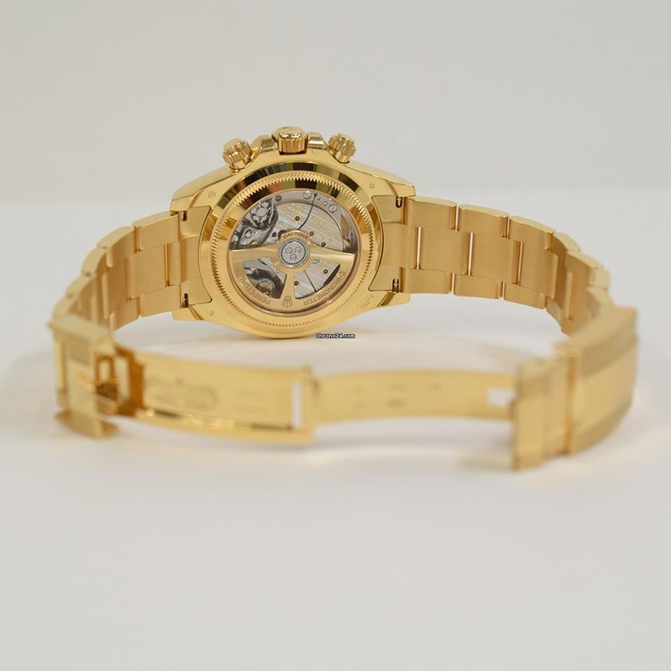 Rolex | Daytona | 126528LN | Yellow gold | 40 mm | Yellow gold | Black | Automatic