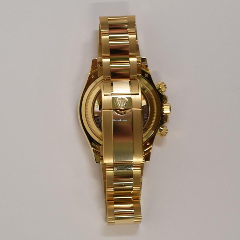 Rolex | Daytona | 126528LN | Yellow gold | 40 mm | Yellow gold | Black | Automatic