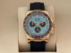 Rolex Daytona NEW 2025 Cosmograph Daytona Yellow Gold Tiffany/Turquoise Blue 126518 LN