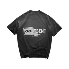 Represent X Oasis Owners Club T Shirt Stained Black