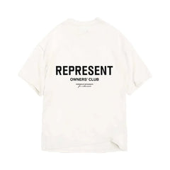 Represent Owners Club T-Shirt Flat White