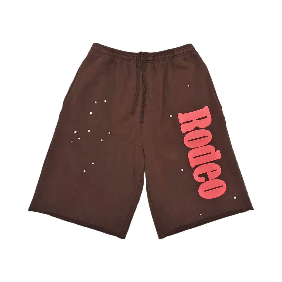 Travis Scott Cactus Jack X Sp5der Days Before Rodeo Shorts Black