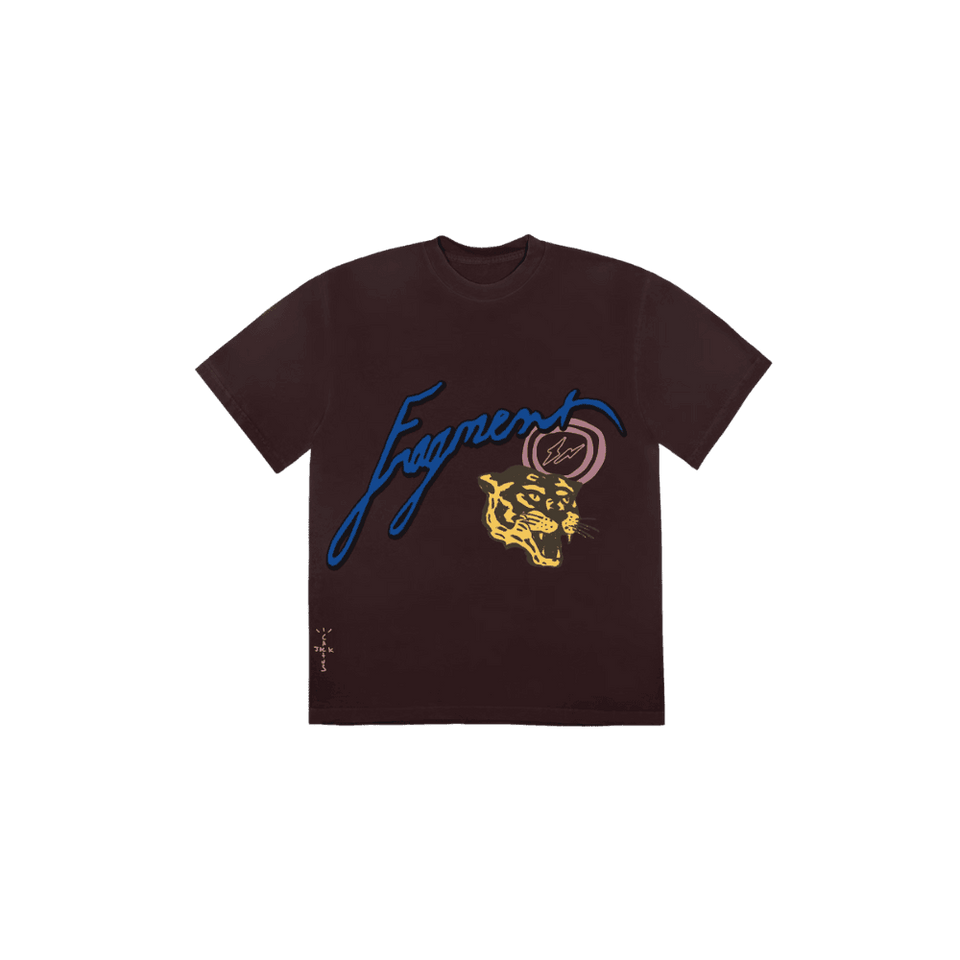 Travis Scott Cactus Jack For Fragment Icons TeeBrown