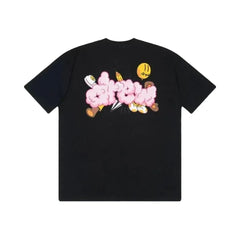 Drew House Doodle Joy Black T-Shirt Pink