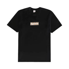 Supreme X Burberry Box Logo T-Shirt Black