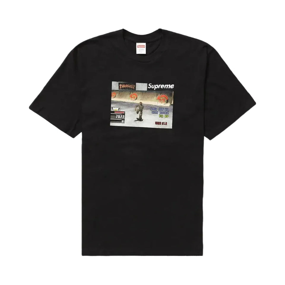 Supreme Thrasher Game Teeblack