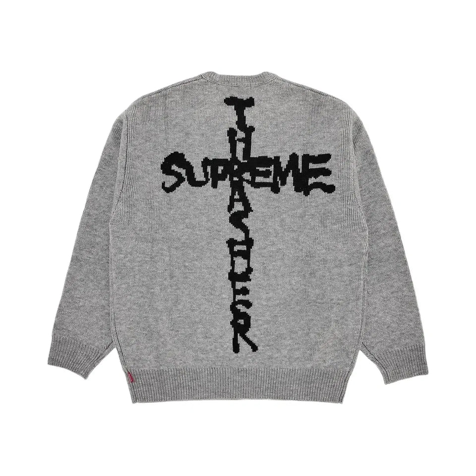 Supreme X Thrasher Sweater Heather Grey/Black