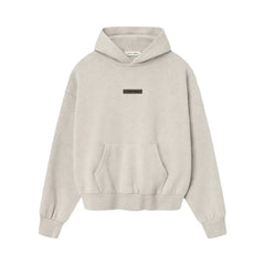 Essentials Fear Of God Essentials Ss25 Classic Fleece Hoodie Heather Stone