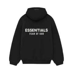 Essentials Fear Of God Essentials Fleece Hoodie Fw24 Black
