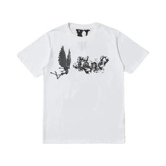 Vlone Pop Smoke Angel T-Shirt White/Black