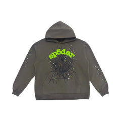 SP5DER Wait Web Hoodie Slate Grey