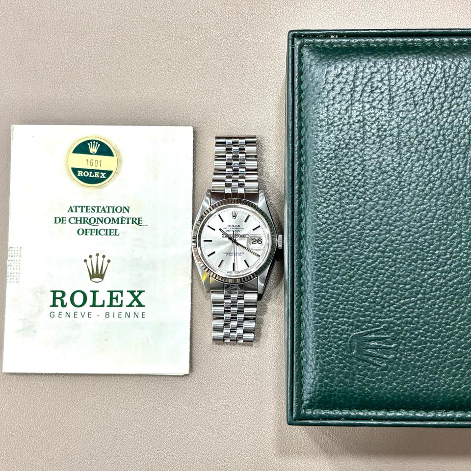 Rolex | Datejust | 1601 | Steel | 36 mm | Steel | Silver | Automatic