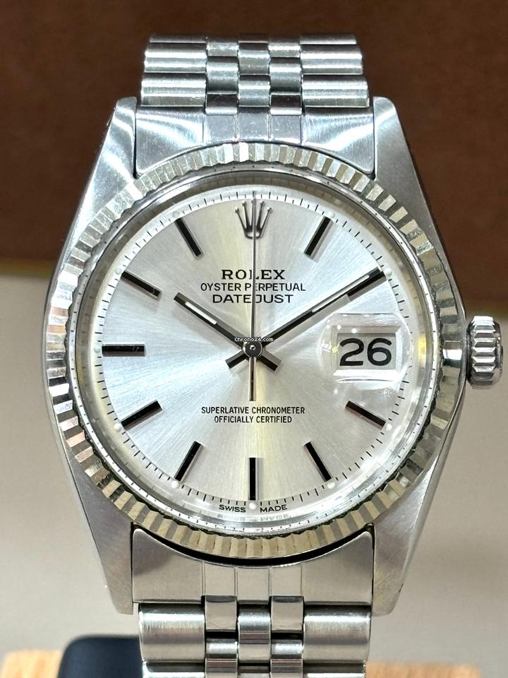 Rolex | Datejust | 1601 | Steel | 36 mm | Steel | Silver | Automatic
