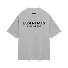 Essentials Fear Of God Essentials Jersey Crewneck T-Shirt Light Heather Gray
