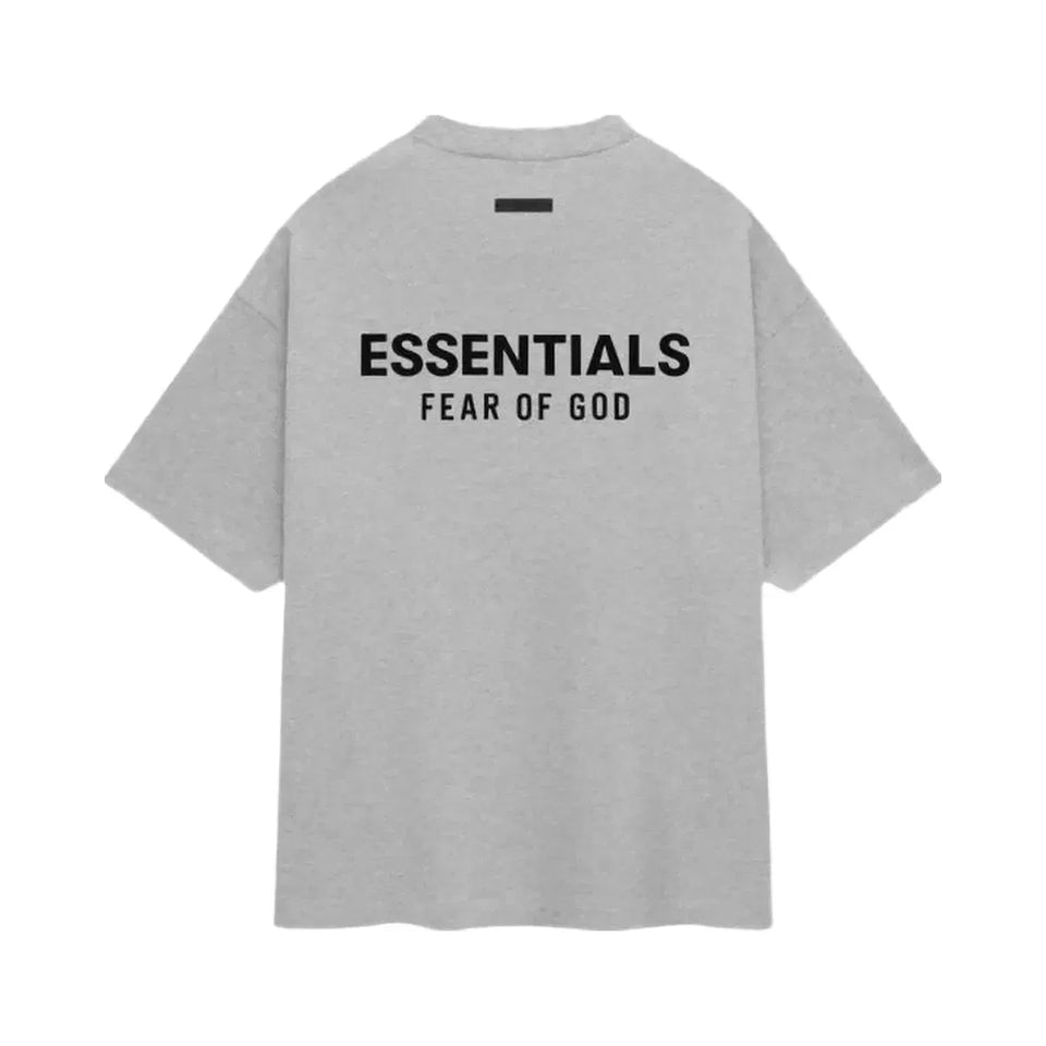 Essentials Fear Of God Essentials Jersey Crewneck T-Shirt Light Heather Gray