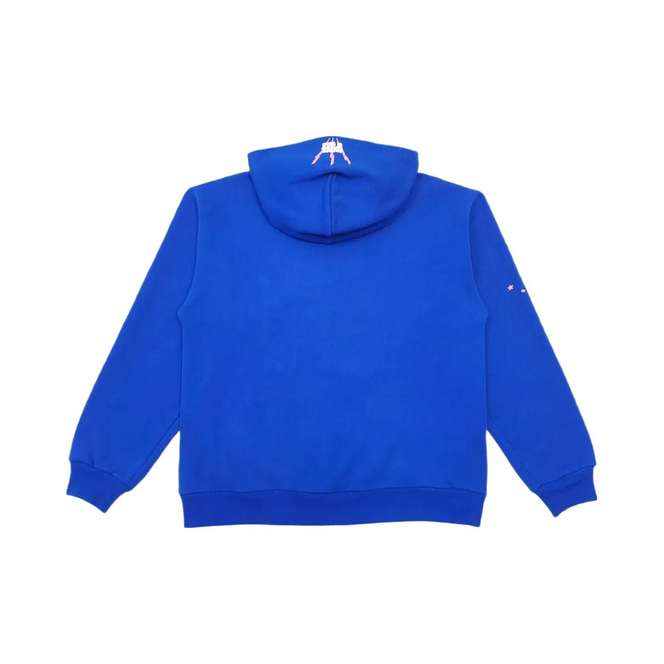 SP5DER Angel Number Hoodie Blue