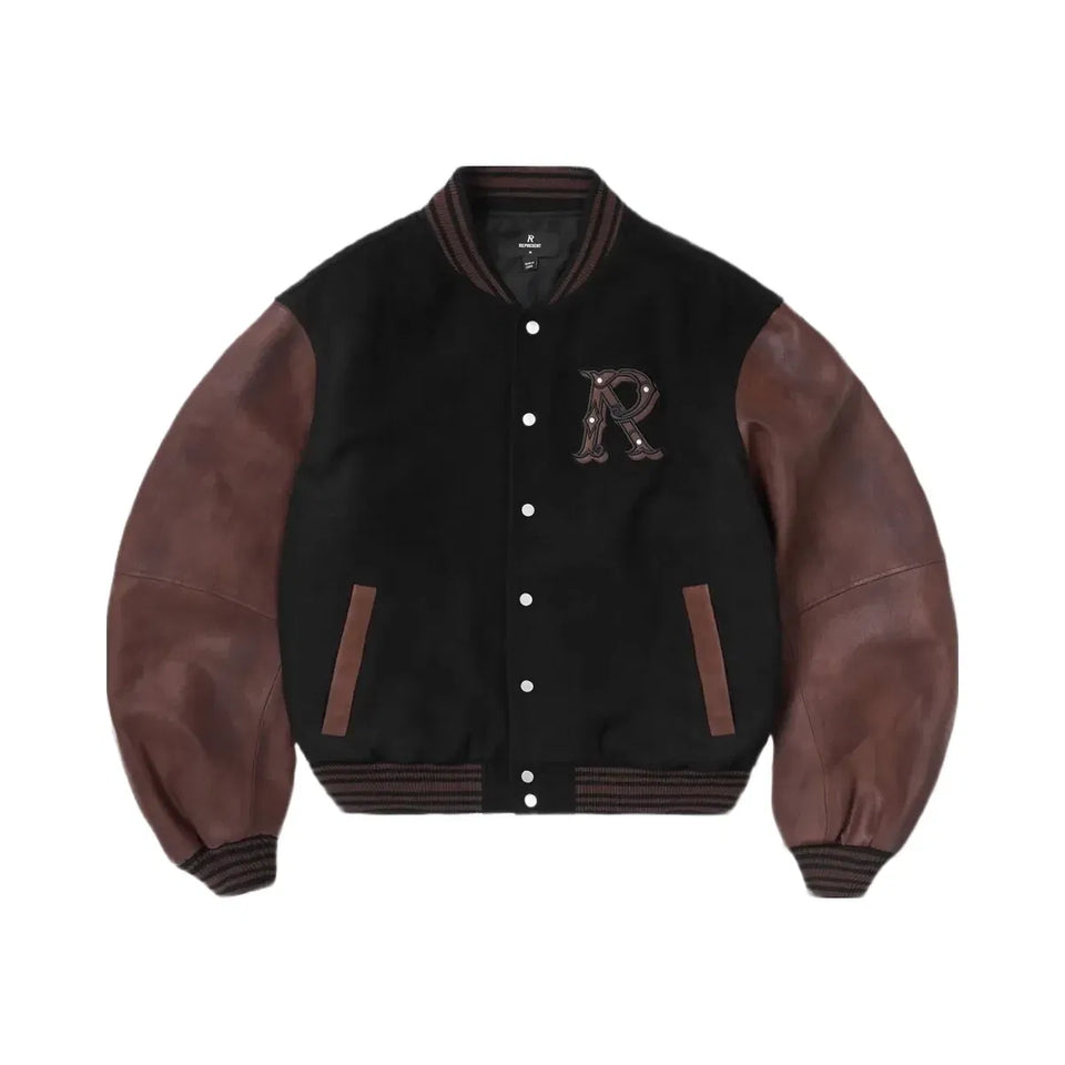 Represent Varsity Bomber Jet Black