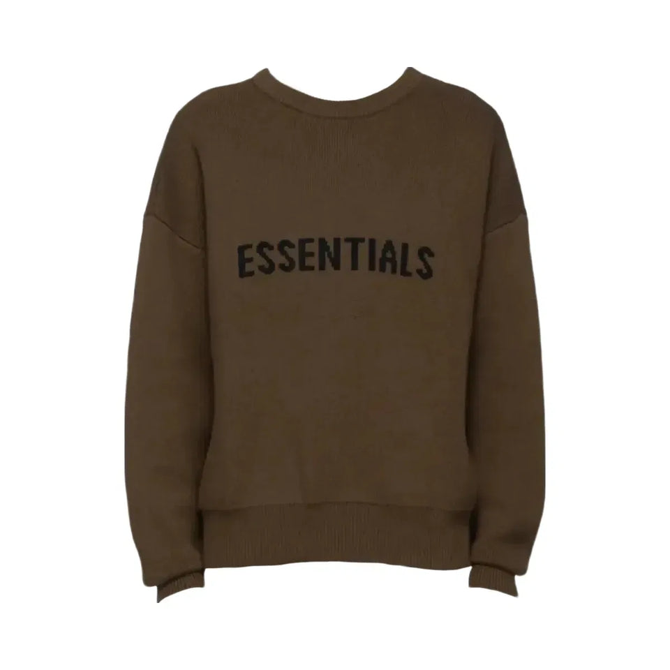 Essentials Fear Of God Essentials X Ssense Knit Sweater Rain Drum