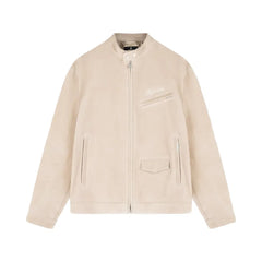 Represent Overdrive Suede Jacket Beige