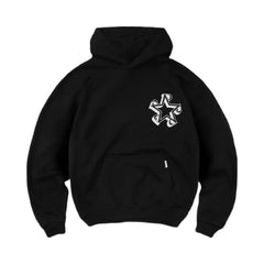 Represent Initial Star Hoodie Jet Black