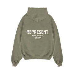 Represent Owners Club Hoodie Olive Bf