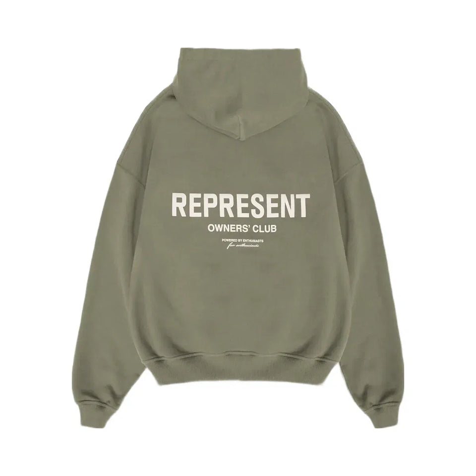 Represent Owners Club Hoodie Olive Bf