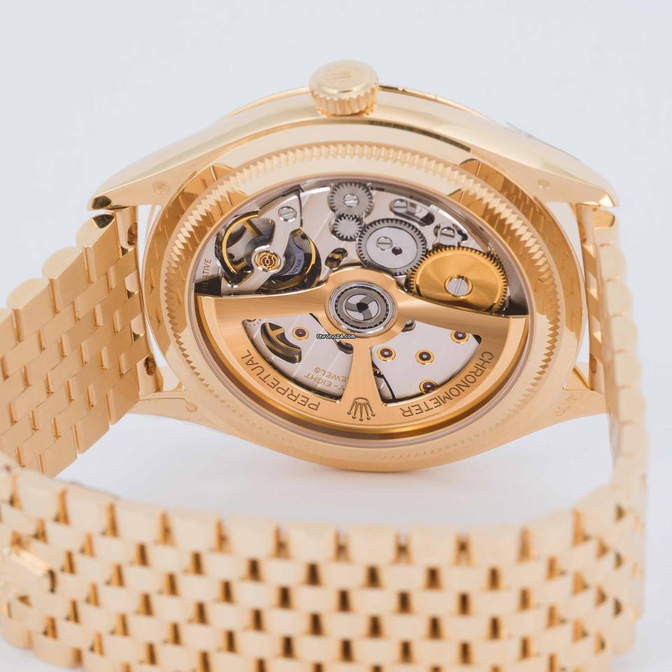 Rolex | 1908 | 52508 | Yellow gold | 39 mm | Yellow gold | White | Automatic