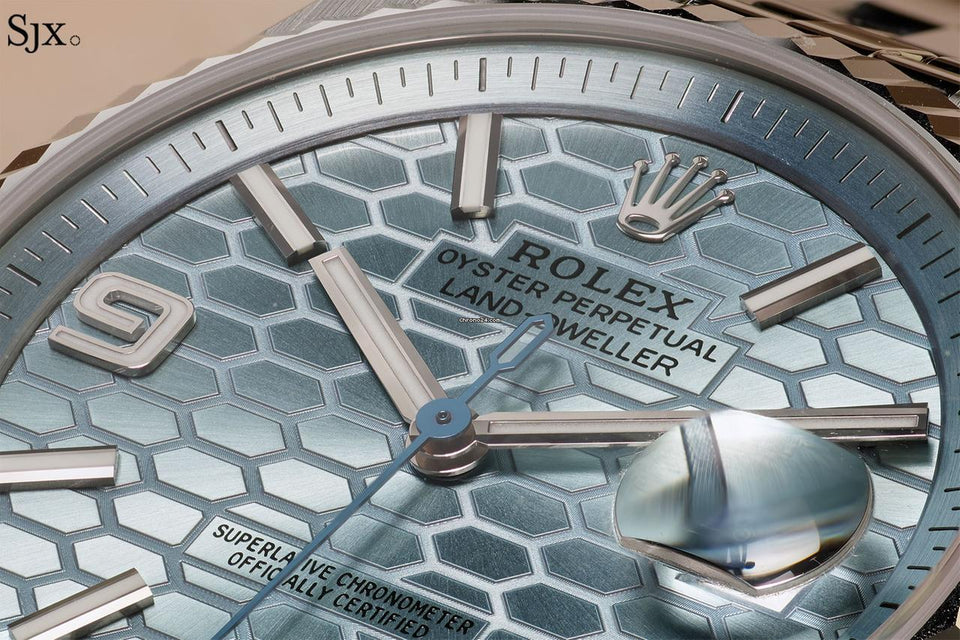 Rolex | Land-Dweller | 127336 | Platinum | 40 mm | Platinum | Blue | Automatic