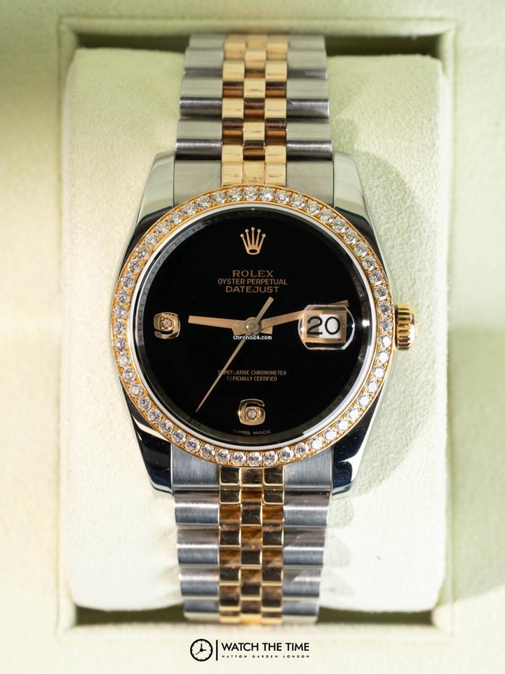 Rolex | Datejust | 116243 | Gold/Steel | 36 mm | Gold/Steel | Gold | Automatic