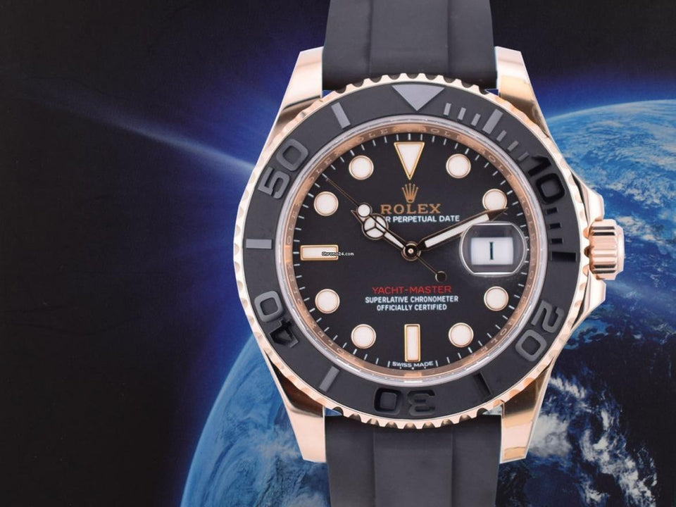 Rolex | Yacht-Master | 116655 | Rose gold | 40 mm | Black | Automatic