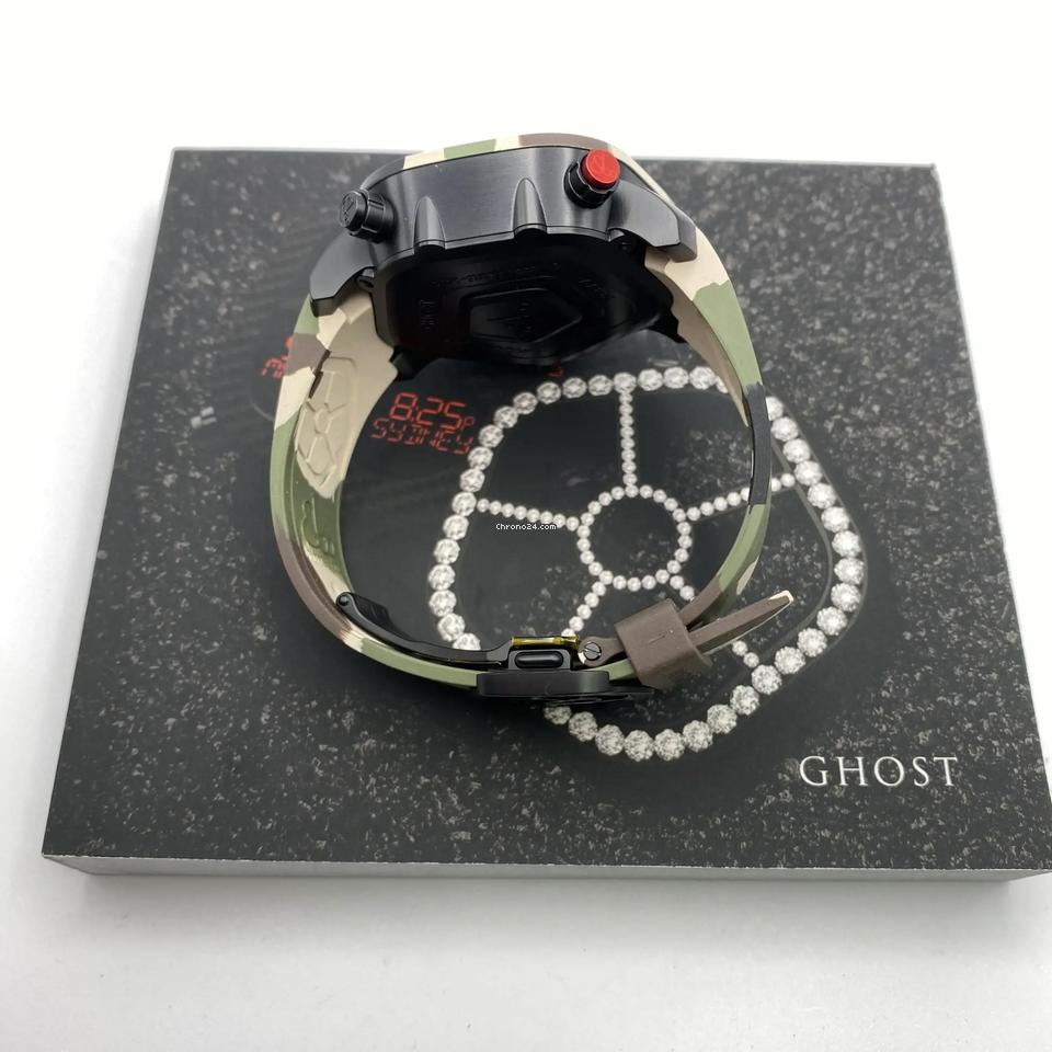 Jacob & Co.. Ghost Carbon Bezel Camouflage Quartz Mens Watch GH100.11.NS.PC.ANO4 D
