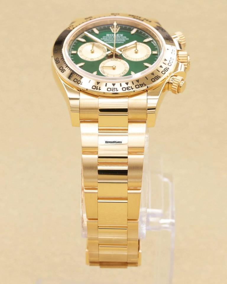 Rolex Daytona2026 Bright Green and Golden Dial on Oyster 126508