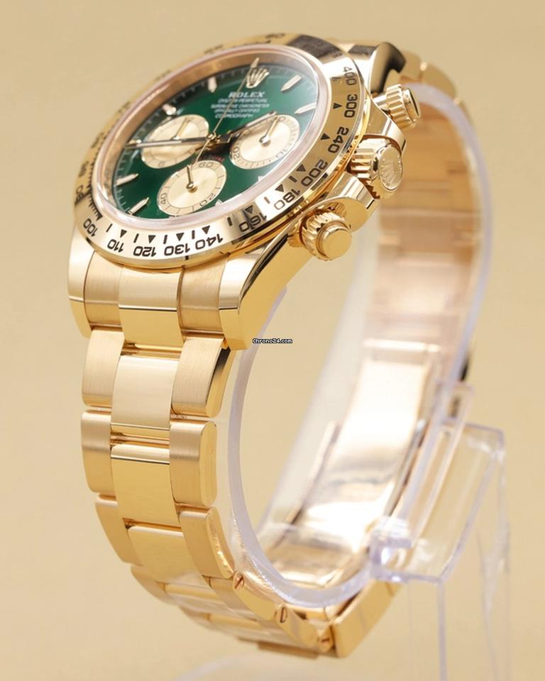 Rolex Daytona2026 Bright Green and Golden Dial on Oyster 126508