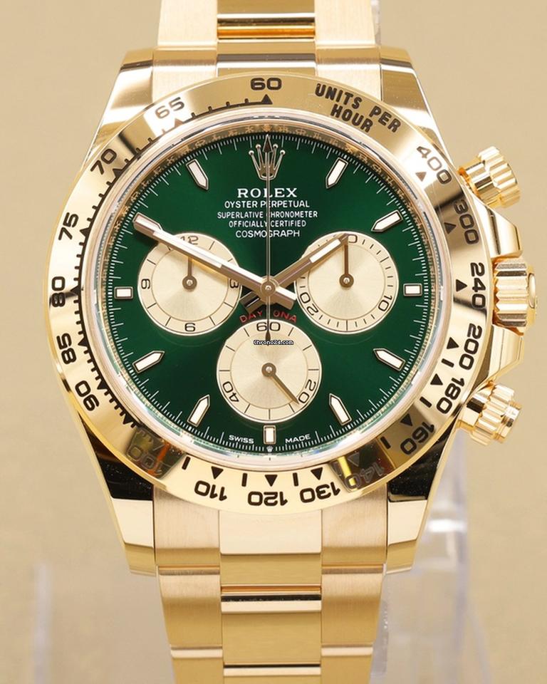 Rolex Daytona2026 Bright Green and Golden Dial on Oyster 126508
