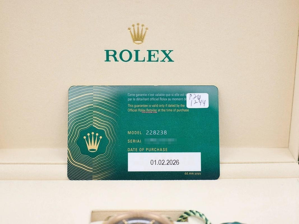Rolex | Day-Date | 228238 | Yellow gold | 40 mm | Green