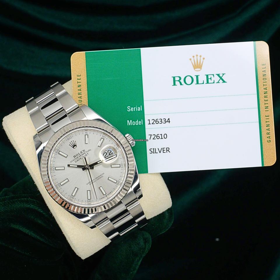 Rolex | Datejust | 126334 | Steel | 41 mm | Steel | Silver | Automatic