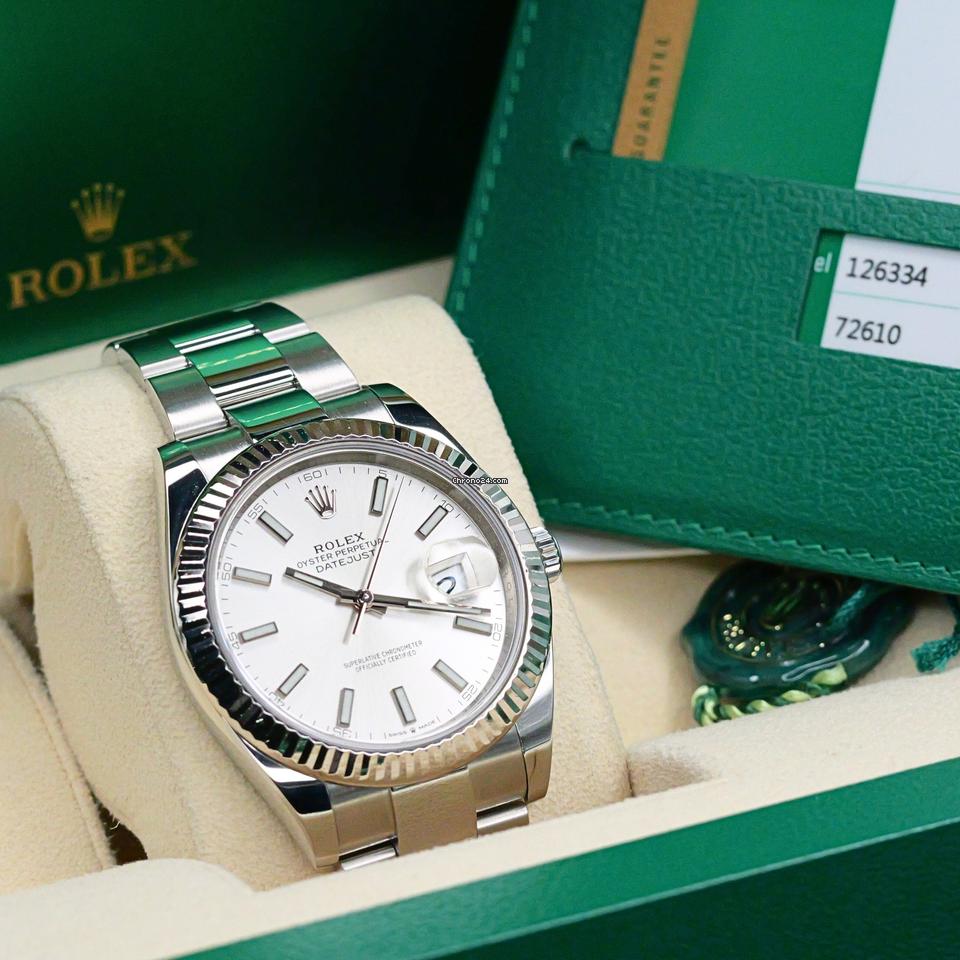 Rolex | Datejust | 126334 | Steel | 41 mm | Steel | Silver | Automatic
