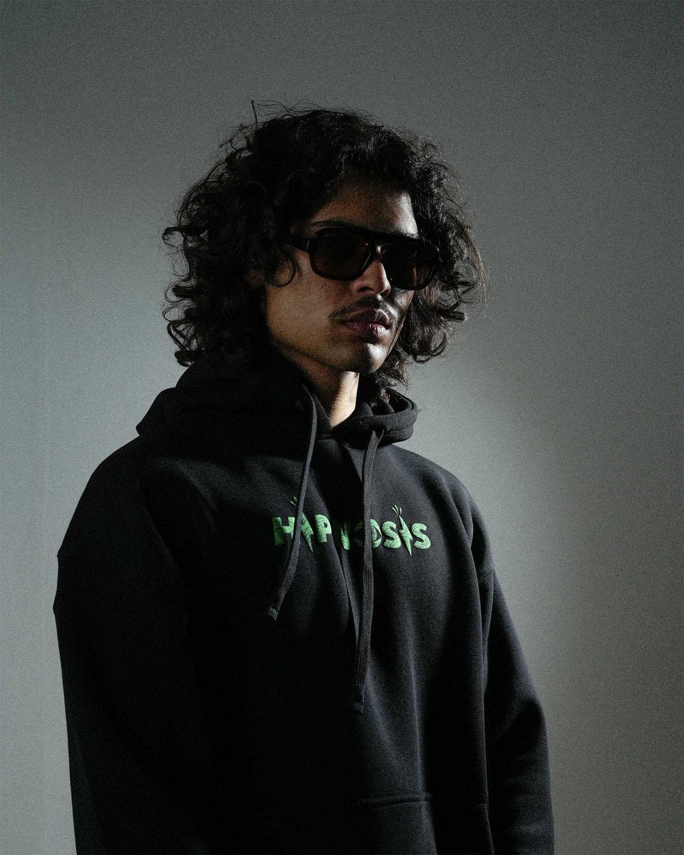 Hypnosis - Black Oversized Hoodie