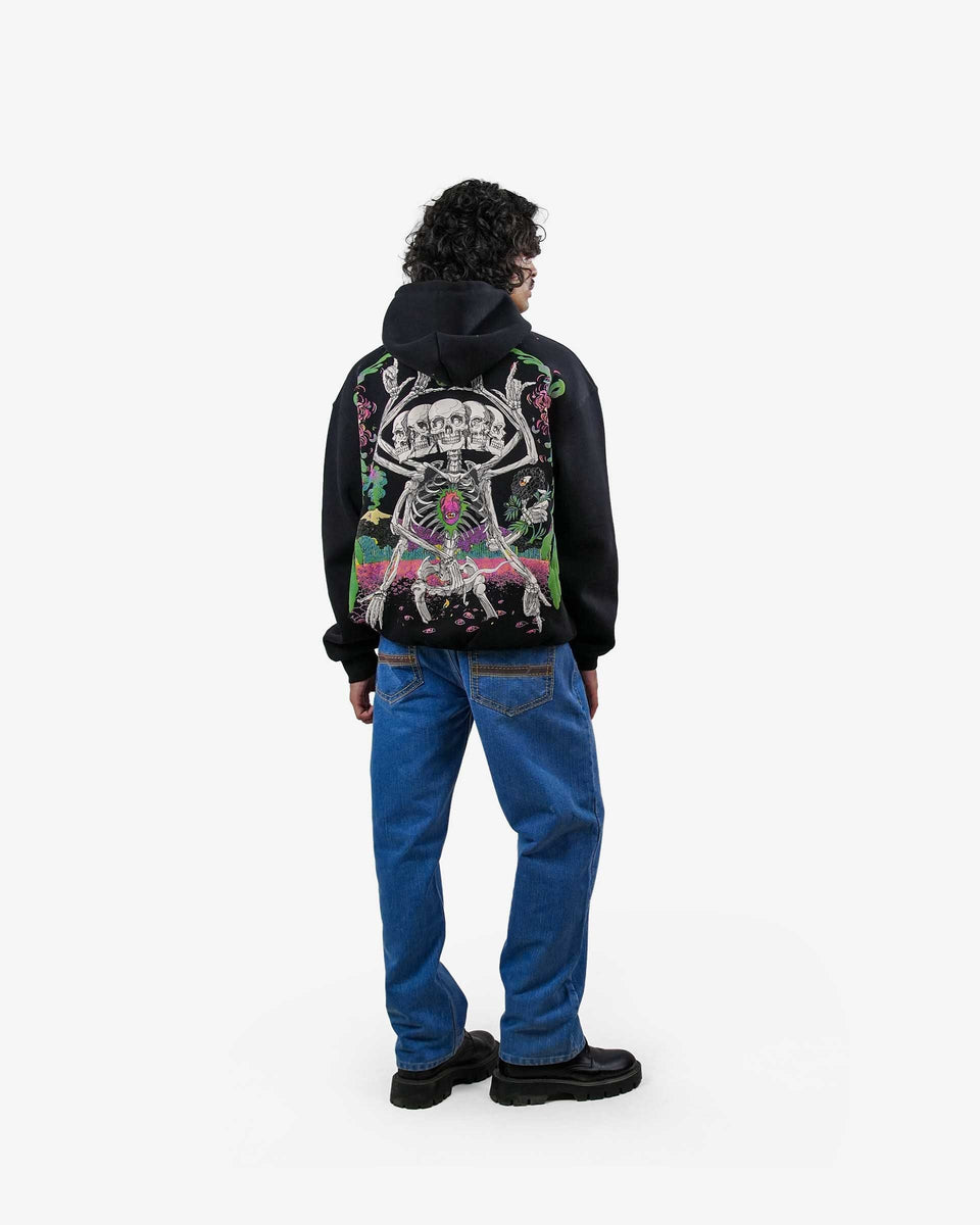 Hypnosis - Black Oversized Hoodie