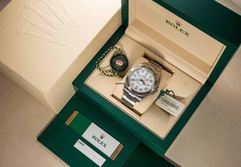 Rolex | Explorer II | 216570 | Steel | 42 mm | Steel | White | Automatic