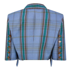 Tartan Cropped Blazer