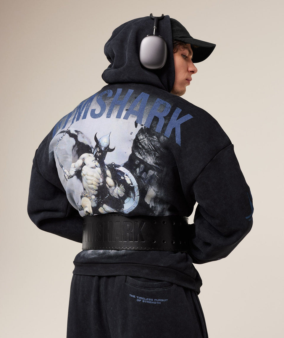 Gymshark Power x Frazetta Graphic Hoodie - Black