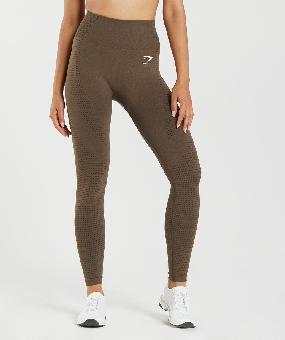 Women's Gymshark Vital Seamless 2.0 Leggings Espresso Marl