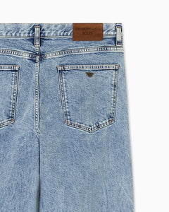 Emporio Armani Icon stretch-drill oval-leg jeans