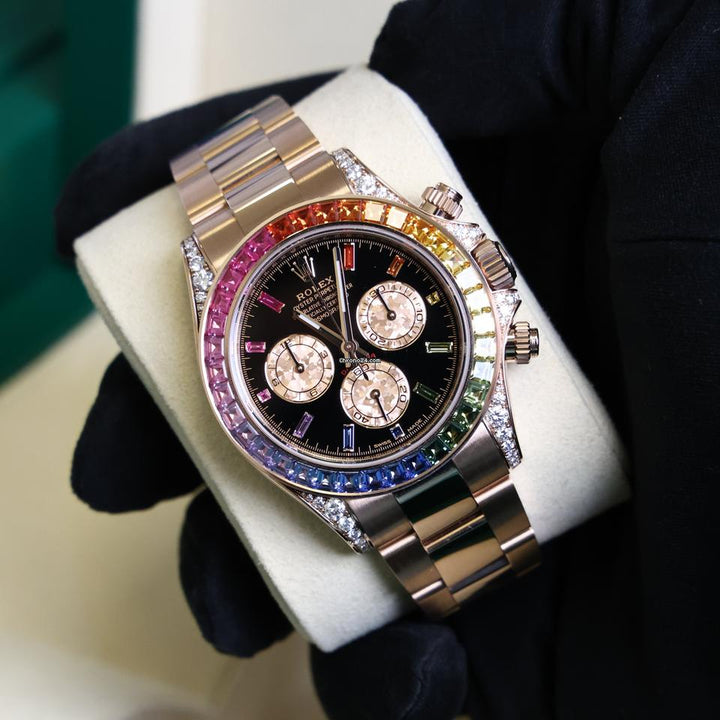 Rolex | Daytona | 116595RBOW | Rose gold | 40 mm | Rose gold | Black | Automatic