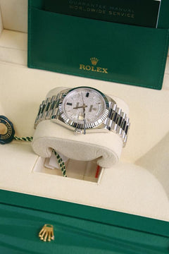 Rolex | Day-Date | 228236 | Platinum | 40 mm | Platinum | Silver | Automatic