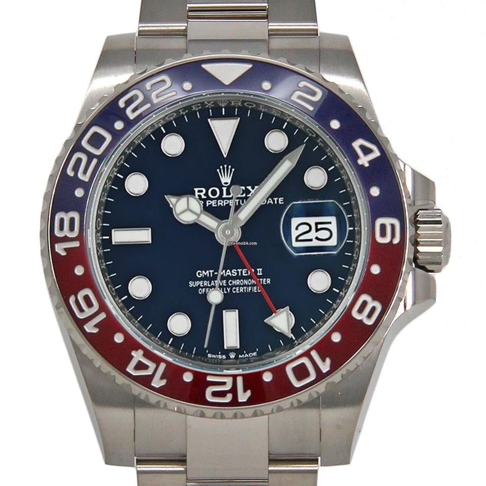 Rolex | GMT-Master II | 126719 | White gold | 40 mm | White gold | Blue | Automatic