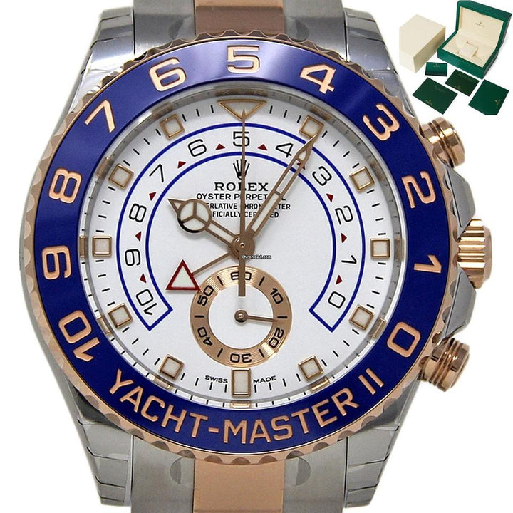 Rolex | Yacht-Master II | 116681 | Steel | 44 mm | Gold/Steel | White | Automatic
