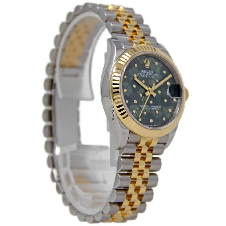 Rolex | Datejust | 278273 | 31 mm | Gold/Steel | Green | Automatic