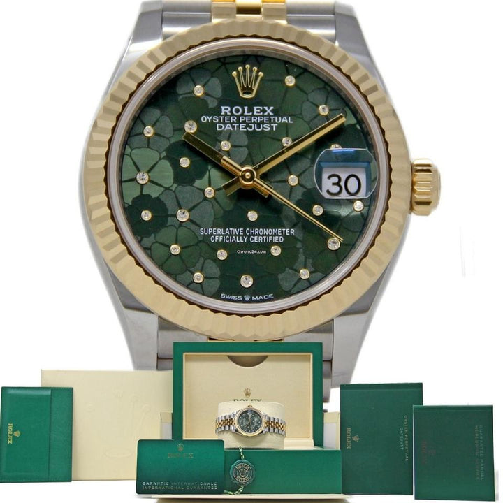 Rolex | Datejust | 278273 | 31 mm | Gold/Steel | Green | Automatic